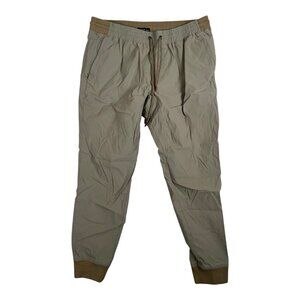 CALIVILLE Stretch Elastic Waist Jogger Pants Beige Light Brown Men’s XL